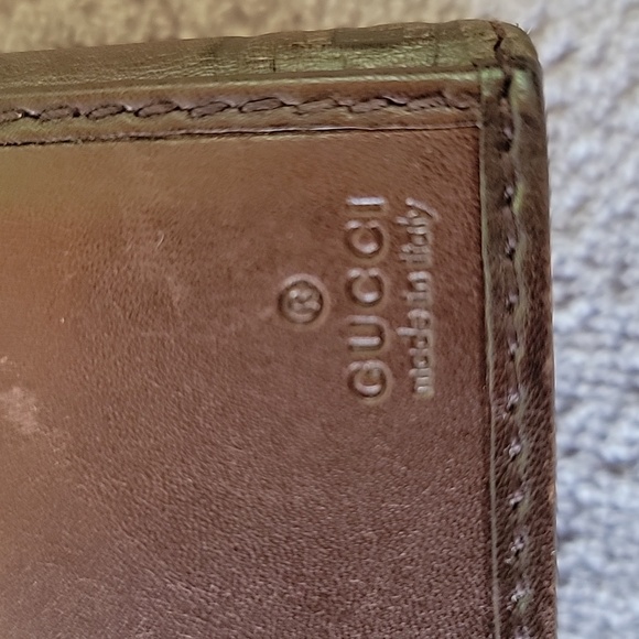 GUCCI GG Brown Lambskin Wallet - Picture 5 of 8